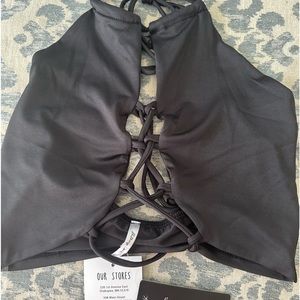 Nothing But Sexy black halter top. Brand new, size Small
